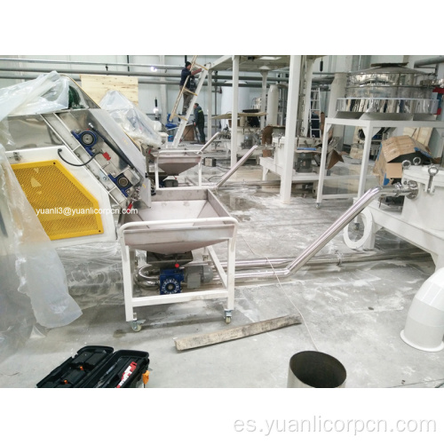 Transportador de refrigeración por agua de la marca Yuanli para recubrimiento en polvo
